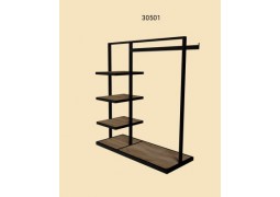 Стійка острівна, на 3 бокові полиці (вис.шир.довж.) 1320х500х1200мм (артикул 30501/0)